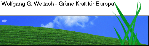 Wolfgang G. Wettach - Gr�ne Kraft f�r Europa
